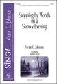 Stopping by Woods on a Snowy Evening SATB choral sheet music cover